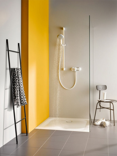 Смеситель для душа Kludi Pure Easy 378419165 Белый Хром латунь на стену