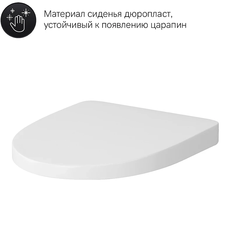 Комплект унитаза с инсталляцией AM.PM Awe IS47001.111738 с сиденьем Микролифт и Белой клавишей смыва фарфор подвесной