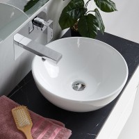 Раковина-чаша BelBagno 43 BB1077 Белая фаянс накладная