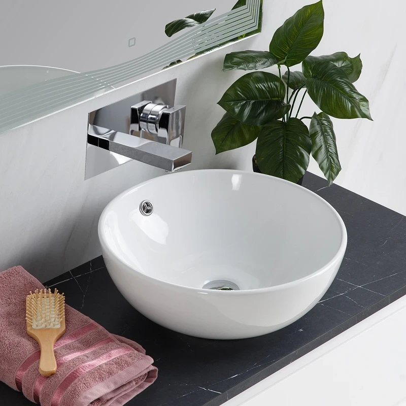 Раковина-чаша BelBagno 43 BB1077 Белая фаянс накладная