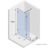 Душевая перегородка Riho SZ Scandic NXT X402 137 G001127120 (GX00782C0) профиль Хром стекло прозрачное