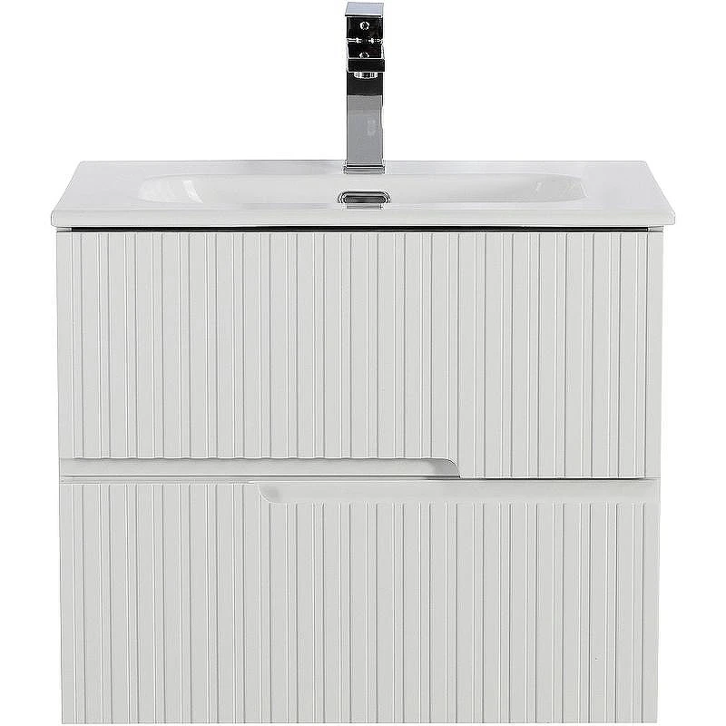 Тумба под раковину Cezares Duet-N 60 DUET-N-600-2C-SO-BL подвесная Bianco Lucido