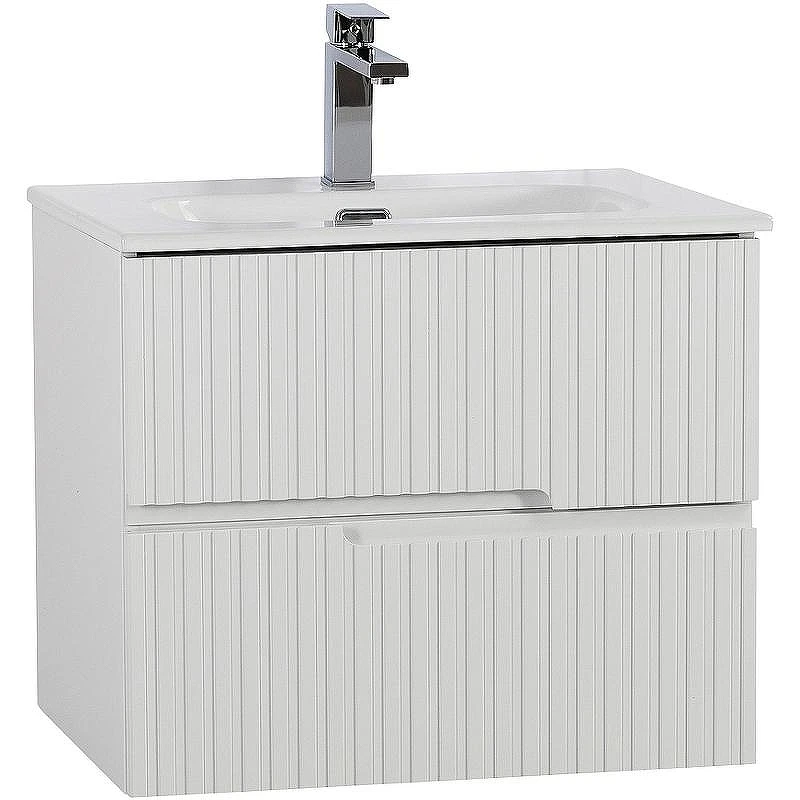 Тумба под раковину Cezares Duet-N 60 DUET-N-600-2C-SO-BL подвесная Bianco Lucido