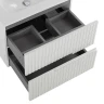 Тумба под раковину Cezares Duet-N 60 DUET-N-600-2C-SO-BL подвесная Bianco Lucido