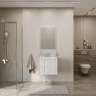 Тумба под раковину Cezares Duet-N 60 DUET-N-600-2C-SO-BL подвесная Bianco Lucido
