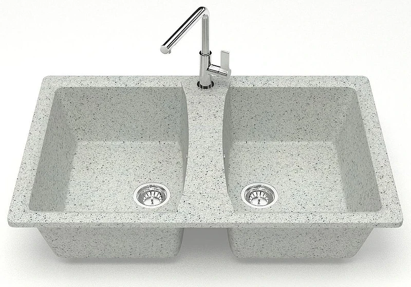 Кухонная мойка Azario Elmas 78 CS00078335 цвет Светло-серый