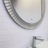 Зеркало Comforty Мадрид 70 00-00014251 с подсветкой Серый шелк с бесконтактным выключателем