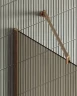 Душевая перегородка Maybah Glass MGD-697-2ш 790х1950 в широком профиле Бронза стекло бронзовое матовое