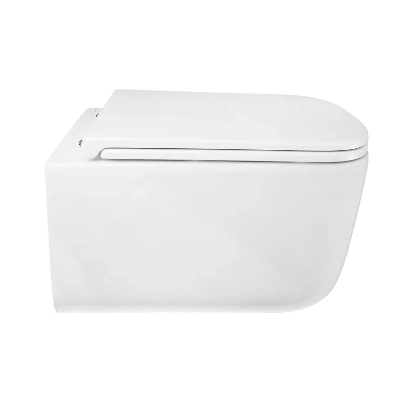 Унитаз Azario Bacio AZ-5103T-WHT подвесной цвет Белый с сиденьем Микролифт