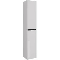 Шкаф пенал Lemark Combi 35 LM03C35P-black подвесной Белый глянец