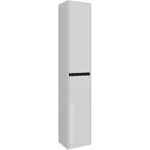 Шкаф пенал Lemark Combi 35 LM03C35P-black подвесной Белый глянец