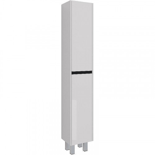 Шкаф пенал Lemark Combi 35 LM03C35P-black подвесной Белый глянец