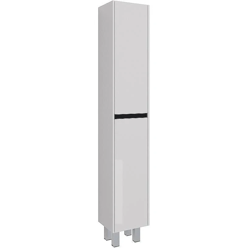 Шкаф пенал Lemark Combi 35 LM03C35P-black подвесной Белый глянец