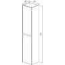 Шкаф пенал Lemark Combi 35 LM03C35P-black подвесной Белый глянец