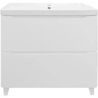 Тумба с раковиной Azario Lotos 80/2 Н CS00081987 Белая