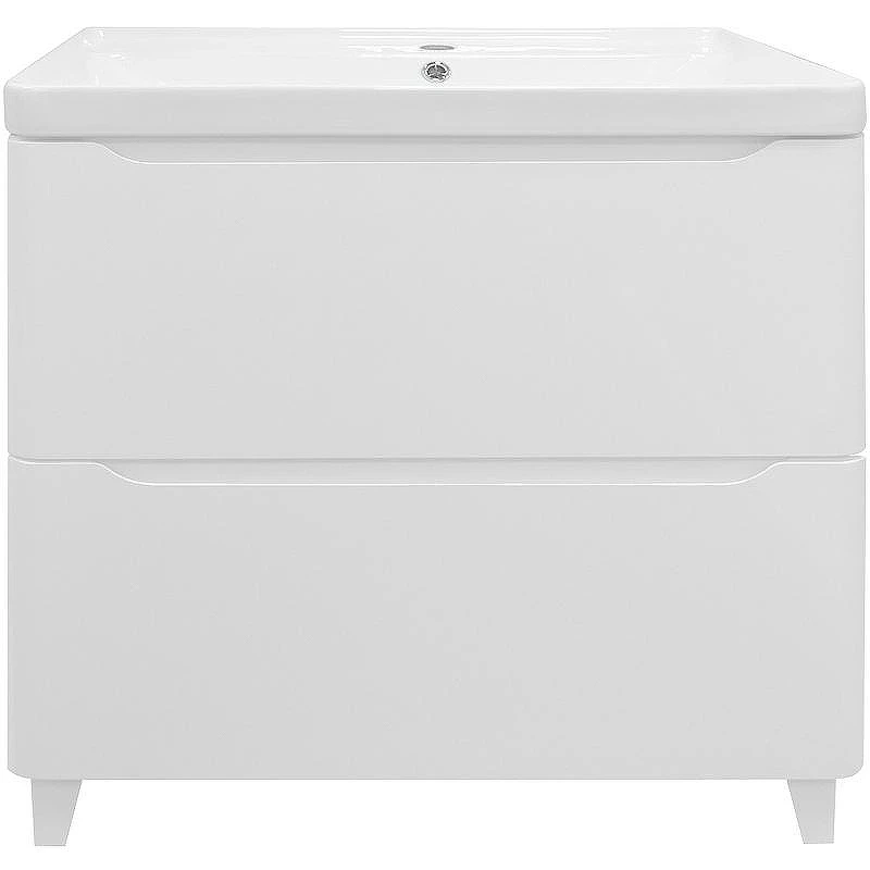 Тумба с раковиной Azario Lotos 80/2 Н CS00081987 Белая
