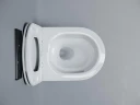 Унитаз Ceramicanova Voga CN4012T подвесной цвет Белый с сиденьем микролифт