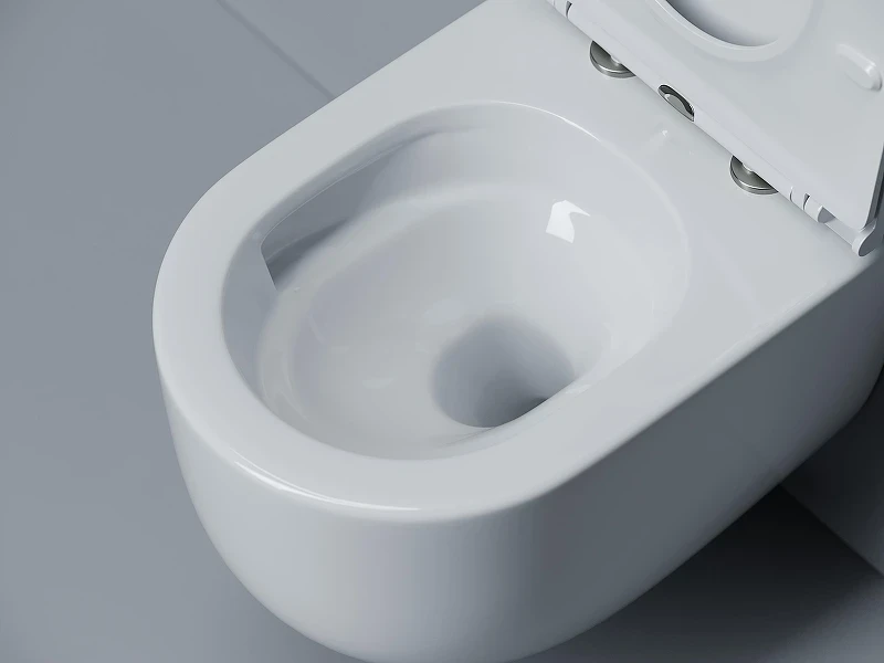Унитаз Ceramicanova Voga CN4012T подвесной цвет Белый с сиденьем микролифт