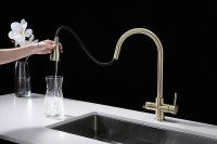 Смеситель для кухни Paulmark Lange La214212-BR Бронза латунь