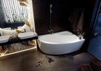 Акриловая ванна Aquatek Eco-friendly Фиджи 170х110 R FID170-0000002 без панелей, каркаса и слив-перелива
