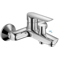 Смеситель для ванны Haiba HB60198 Хром на стену
