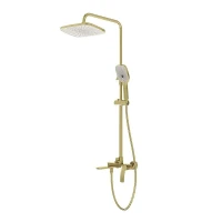 Душевая система Grossman Mercury 500.K35.10.320 цвет Золото брашированное
