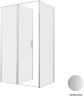 Душевой уголок Allen Brau Priority 120x80 3.31008.BA+3.31014.BA цвет профиля Серебро браш стекло прозрачное