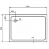 Душевой поддон из стеклокомпозита Cezares Tray SMC 100x80 TRAY-M-AH-100/80-35-W Белый