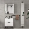 Зеркальный шкаф Equil Smile 70 szSMILE70 с подсветкой цвет Лен анрацит