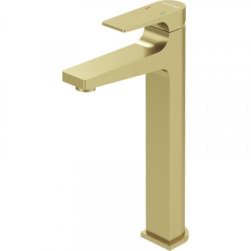 Смеситель для раковины Grossman Classic 520.K35.04.320 Золото брашированное латунь