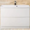 Тумба под раковину BelBagno Marino 70 MARINO-700-2C-PIA-BL-P Bianco Lucido МДФ / ЛДСП