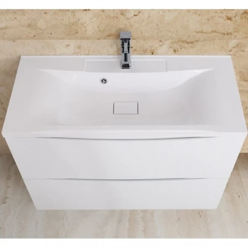 Тумба под раковину BelBagno Marino 70 MARINO-700-2C-PIA-BL-P Bianco Lucido МДФ / ЛДСП