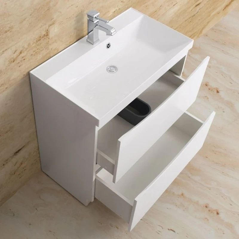 Тумба под раковину BelBagno Marino 70 MARINO-700-2C-PIA-BL-P Bianco Lucido МДФ / ЛДСП
