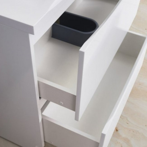 Тумба под раковину BelBagno Marino 70 MARINO-700-2C-PIA-BL-P Bianco Lucido МДФ / ЛДСП