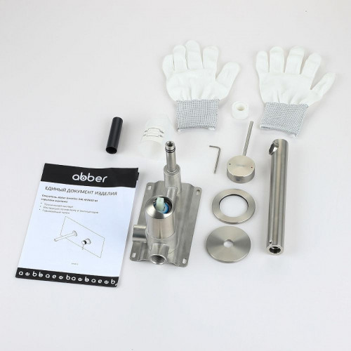 Смеситель для раковины Abber Emotion 316 AF88121BST-M цвет Сталь брашированная