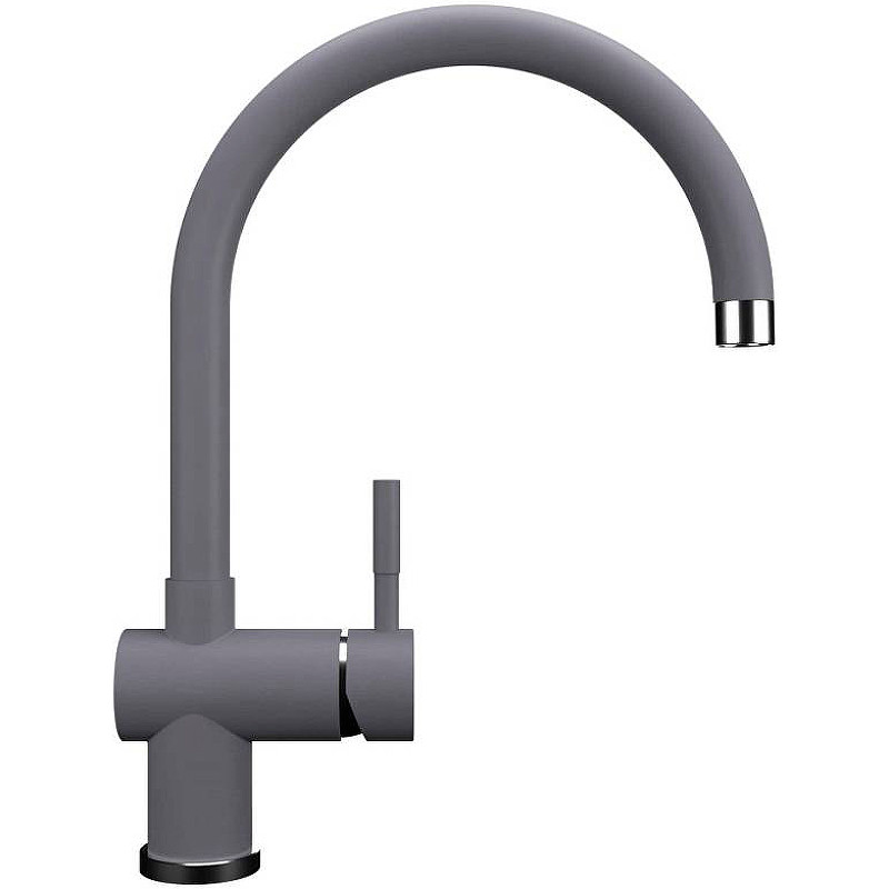 Смеситель для кухни Ulgran Quartz UQ-021-05 Бетон нержавеющая сталь