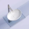 Раковина-чаша Ceramicanova Element 50 CN6056 Белая глянцевая фарфор накладная