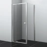 Душевой уголок WasserKRAFT Aula 90х100 11P18 профиль Хром стекло прозрачное