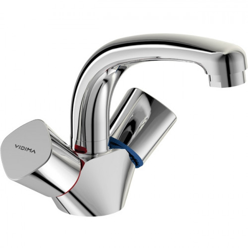 Смеситель для раковины Vidima Quadro BA244AA Хром на столешницу