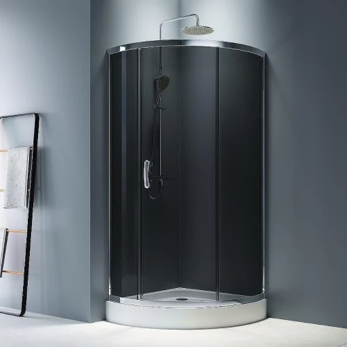 Душевой уголок AM.PM Like Solo Slide 90x90 W83UG-315-090CG профиль Хром глянцевый стекло тонированное