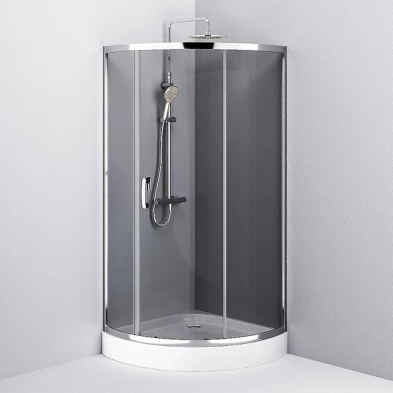 Душевой уголок AM.PM Like Solo Slide 90x90 W83UG-315-090CG профиль Хром глянцевый стекло тонированное