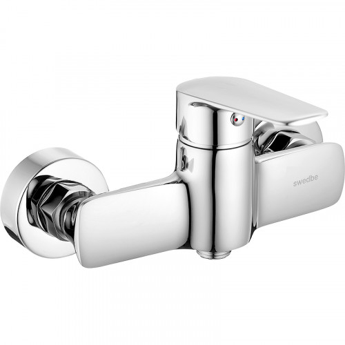 Смеситель для душа Swedbe Mars 1720 Хром латунь на стену