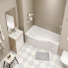Акриловая ванна Creto Karmen 150х75 L 33-15075L цвет Белый