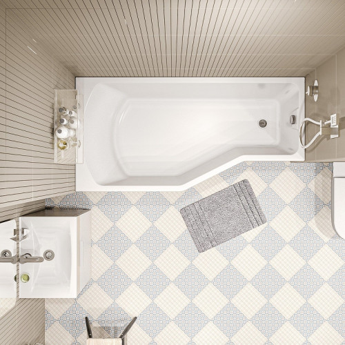 Акриловая ванна Creto Karmen 150х75 L 33-15075L цвет Белый