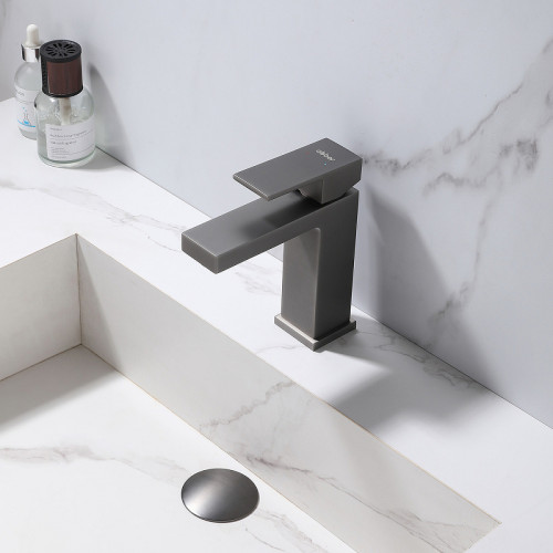 Смеситель для раковины Abber Daheim AF8210NG Никель латунь