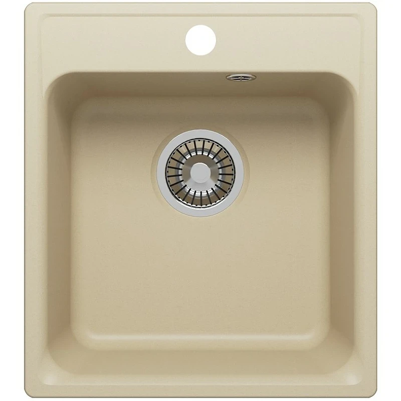Кухонная мойка Reflection Quadra 43 RF0243BE Бежевая искусственный камень (литьевой мрамор) встраиваемый