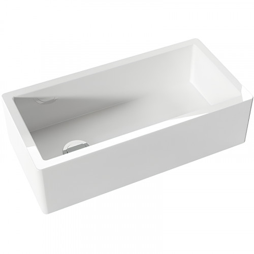 Кухонная мойка Kerasan Hannah Essex 91 541201 Белая керамика встраиваемый