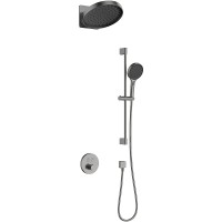 Душевая система AQUAme AQM8403GM с термостатом Металл латунь встраиваемый