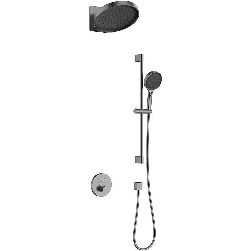 Душевая система AQUAme AQM8403GM с термостатом Металл латунь встраиваемый