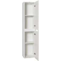 Шкаф пенал BelBagno 32 ACQUA-1600-2A-SC-BL-P подвесной Bianco Lucido МДФ / ЛДСП